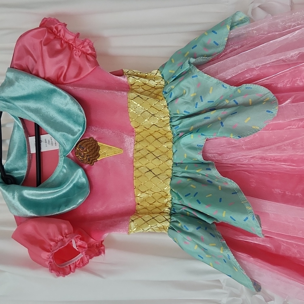 Ice Cream Cone Girls Dress